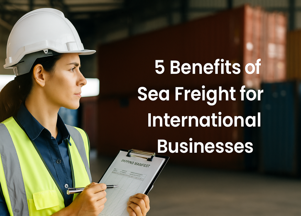 A female logistics specialist inspecting warehouse operations