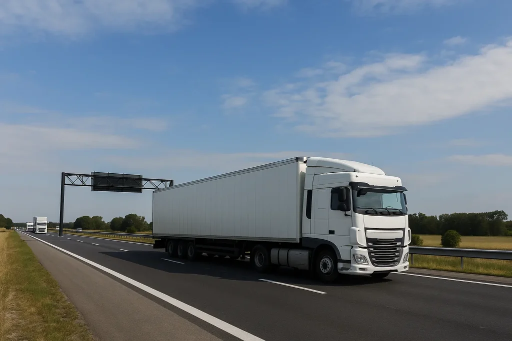 Extensive trucking network for land freight services by MISAWA Swift