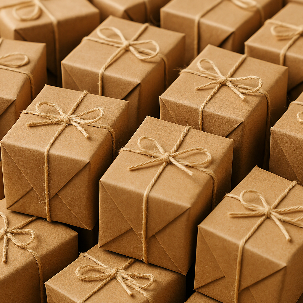 Small parcel shipping packages for lightweight logistics